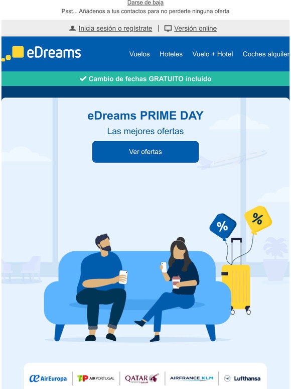 edreams.es: Ahorra un 15% o ms en tu alojamiento! | Milled