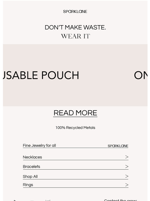 Dont make waste. Wear it.