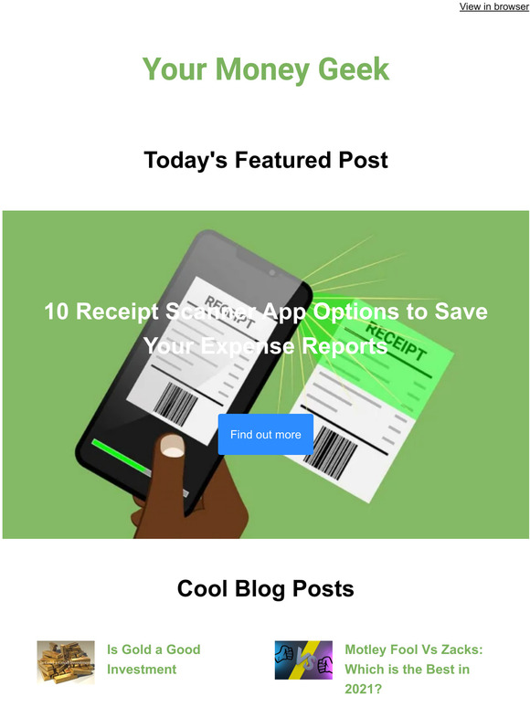 Receipt Scanner Apps to Save Your Expense Reports
