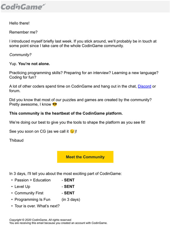 The CodinGame community needs you 