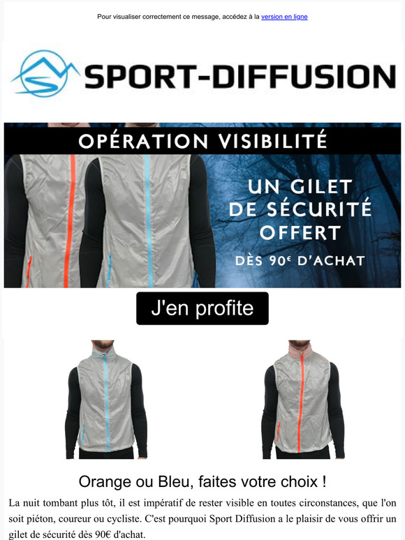 Un gilet de scurit offert