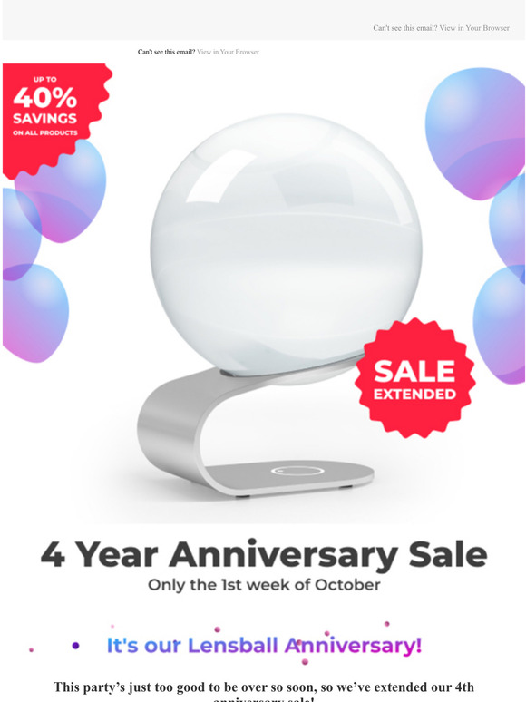 Last Chance to Take Advantage of Our Anniversary Sale!