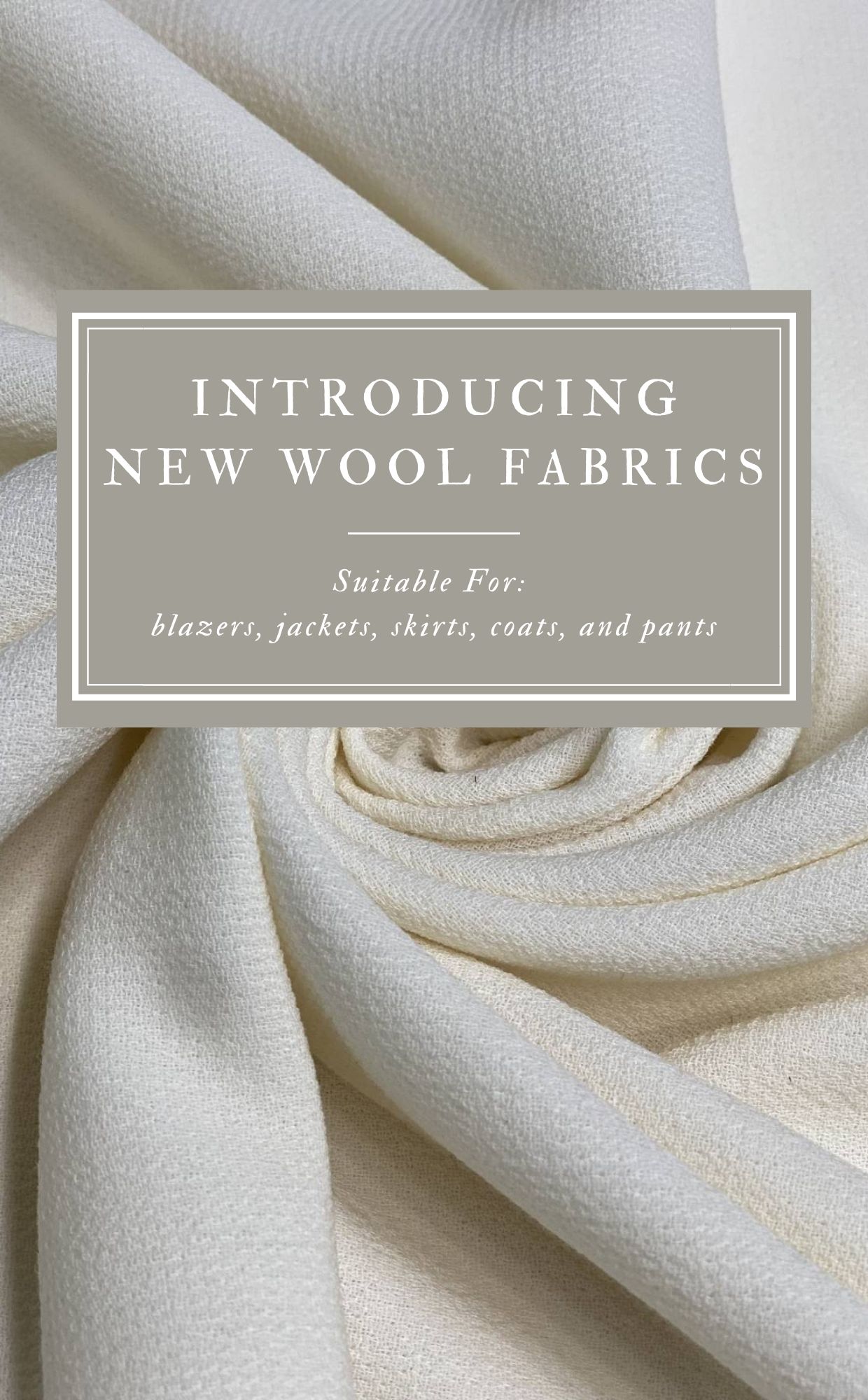 NY Designer Fabrics: Introducing Our New Double Wool Crepe Fabric ...