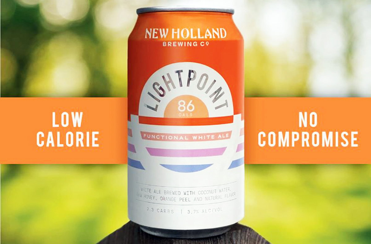 lightpoint new holland low-calorie beer lightpoint new holland low-calorie beer