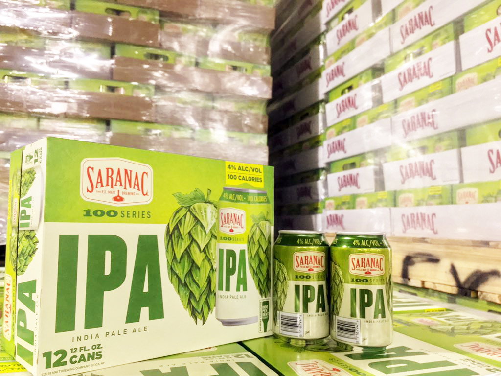saranac ipa 100 low-calorie beer saranac ipa 100 low-calorie beer