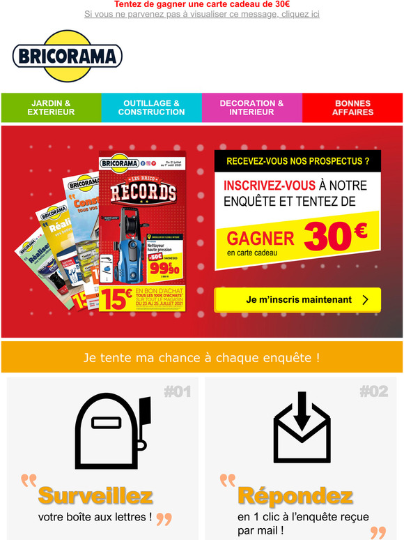 Aidez-nous  mieux distribuer nos prospectus.