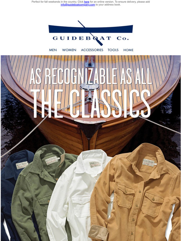 Guideboat As recognizable as all the classics. Milled
