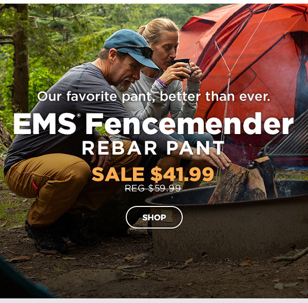 Eastern Mountain Sports EMS Fencemender Rebar Pant Milled