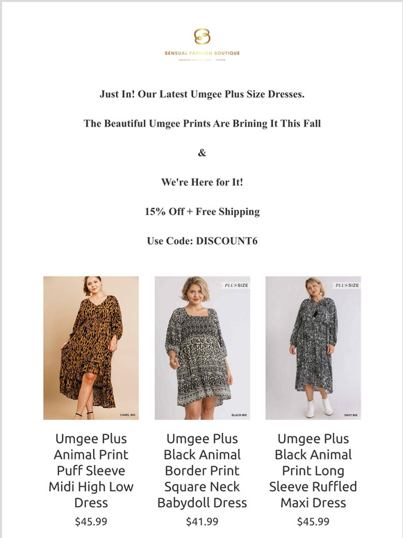 Umgee plus clearance size clothing