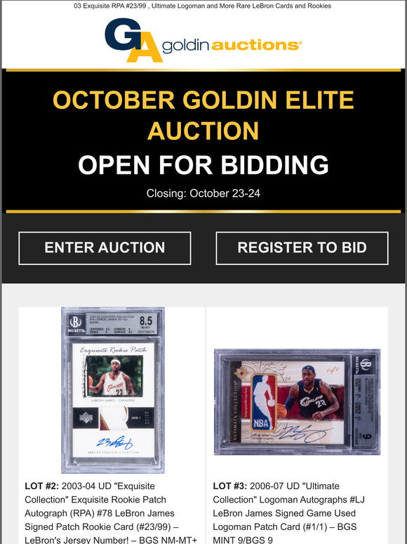 1/1 BGS 9 KOBE BRYANT 2004-05 SP GAME USED ALL-STAR SIGS AUTO 8/25