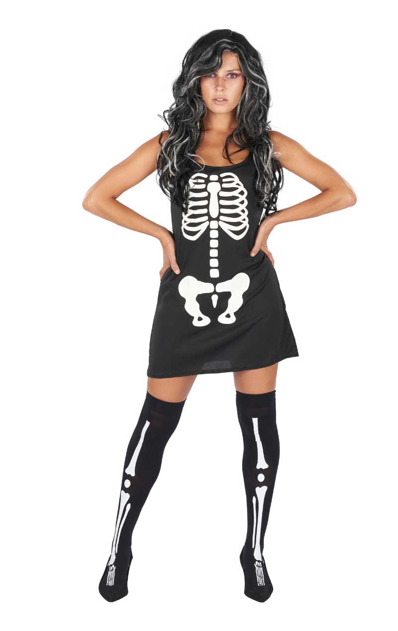 Ladies Skeleton Bones Dress