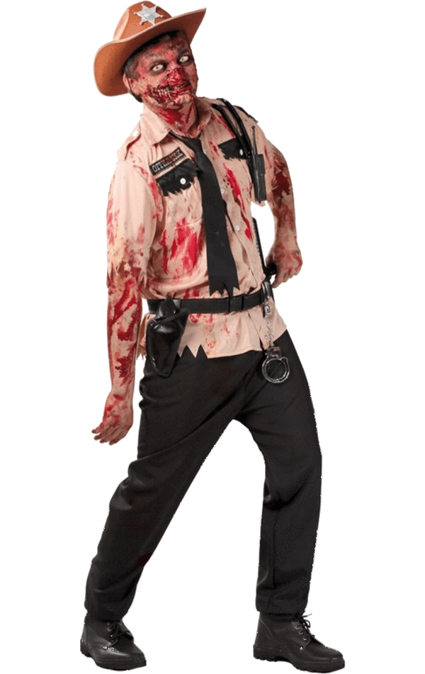 Adult Zombie Policeman Costume