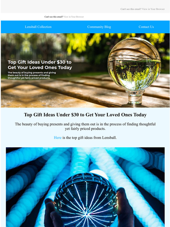 Plan ahead with your gifts.