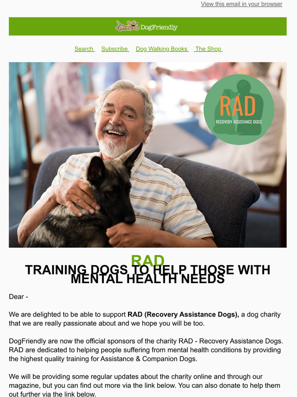 Training Dogs To Help Those With Mental Health Issues