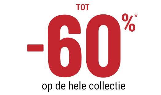 Tot -50% op de hele collectie