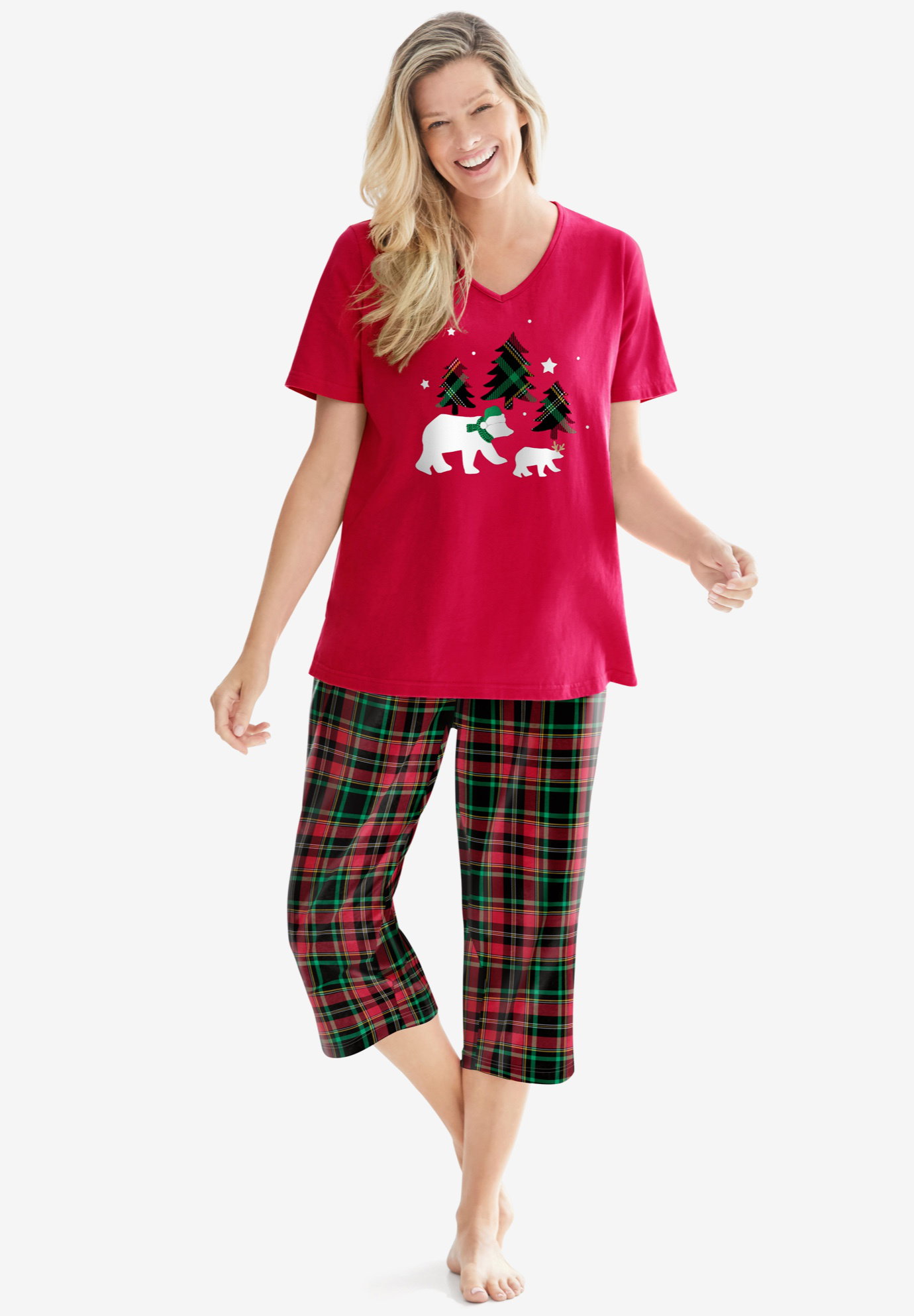 2-Piece Capri PJ Set