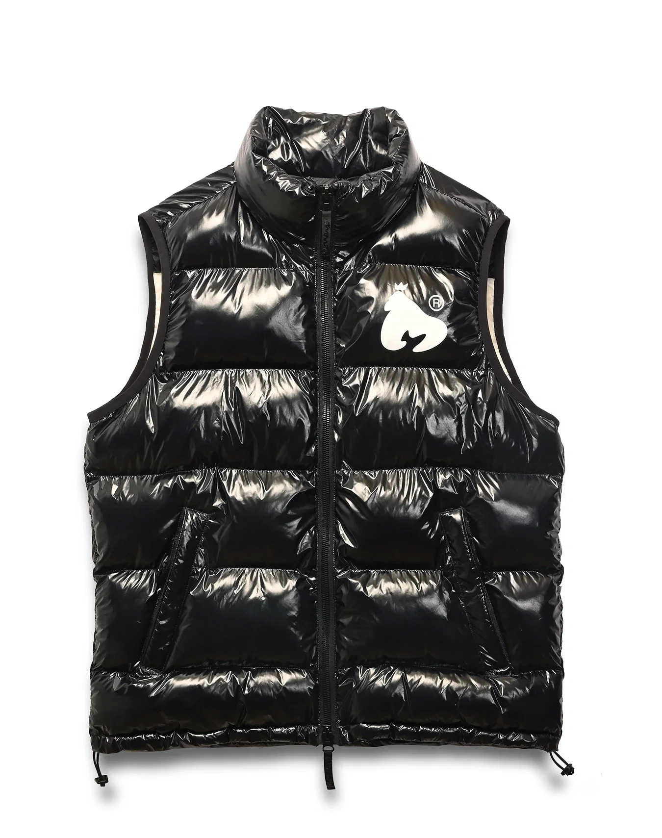 Image of Cash Down Super Shine Gilet Black