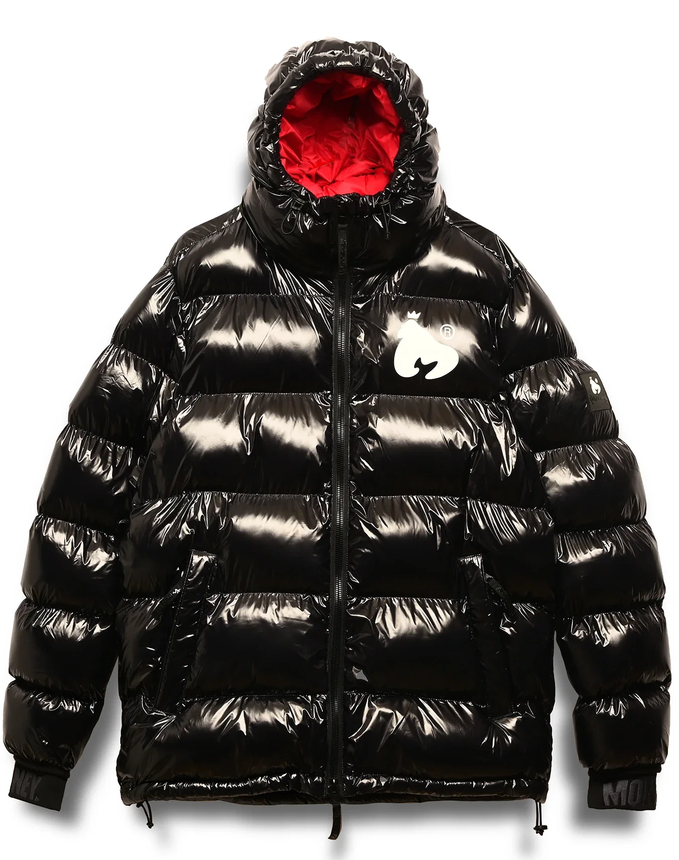 Image of Cash Down Super Shine Puffer Jacket Black