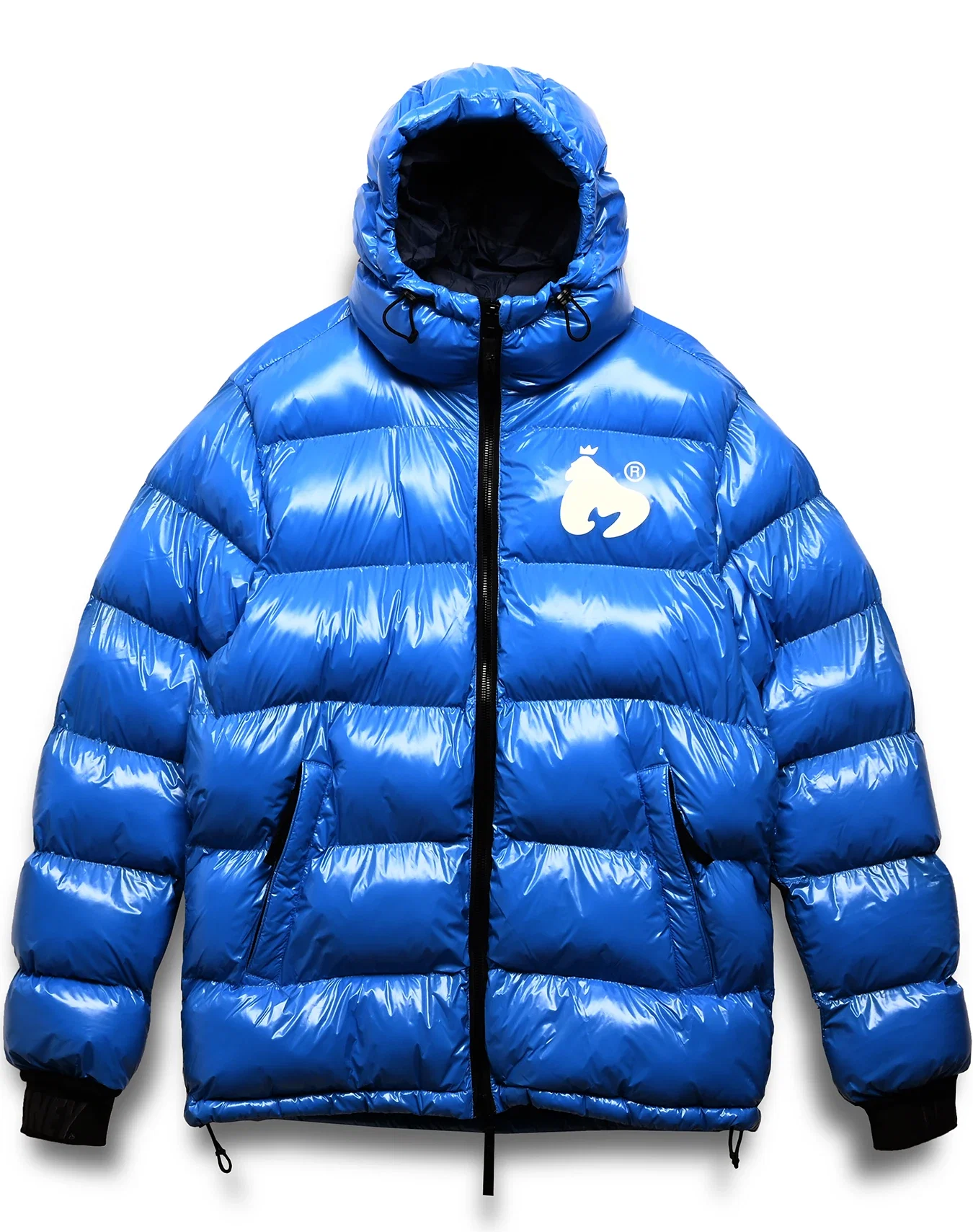 Image of Cash Down Super Shine Puffer Jacket Bright Blue