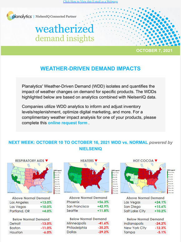 Planalytics & NielsenIQ: Weatherized Demand Insights