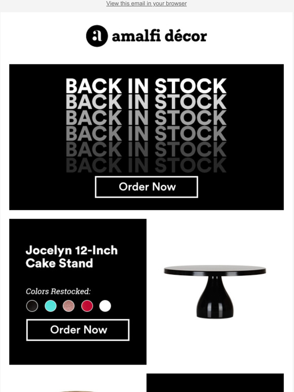 Bestselling Cake Stands are Back in Stock