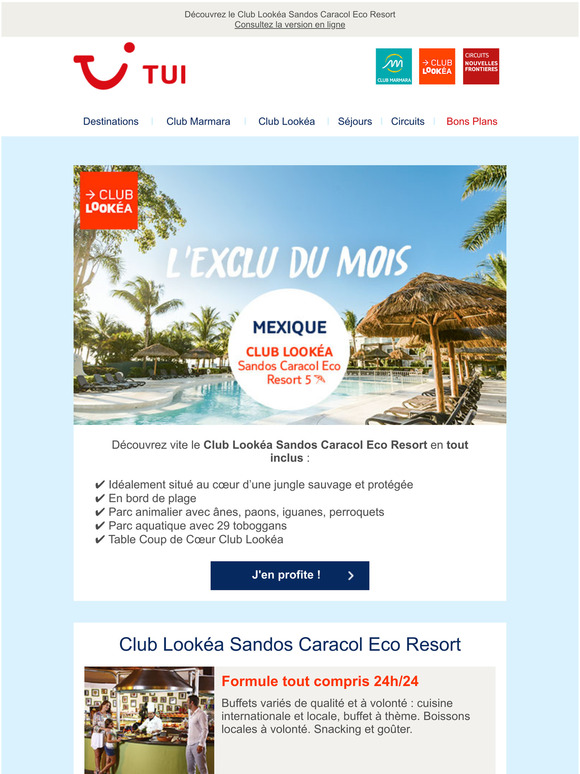 EXCLU DU MOIS : direction le Mexique en tout inclus !