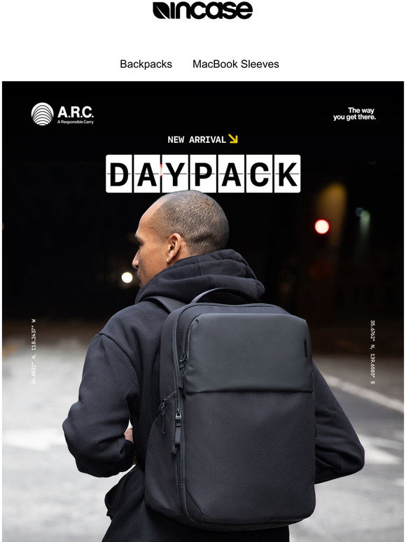 Incase: New Arrival The A.R.C. Daypack 