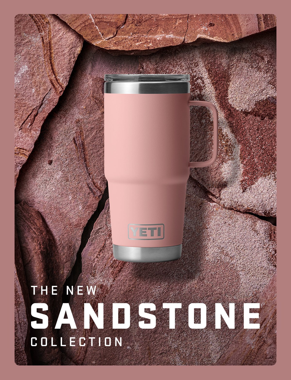 YETI now comes in Sandstone Pink