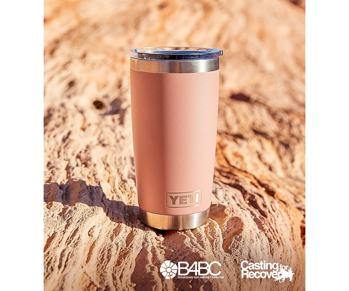 YETI's New Limited Edition Sandstone Collection Is In Honor Of Breast  Cancer Awareness Month