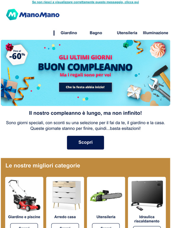 Il nostro compleanno non dura per sempre (purtroppo)!