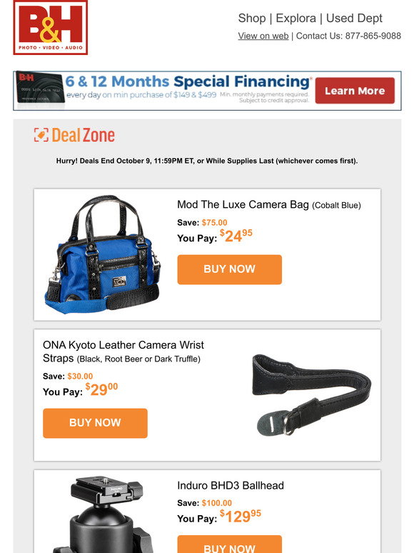 B\u0026H Photo: Today's Deals: Mod The Luxe 