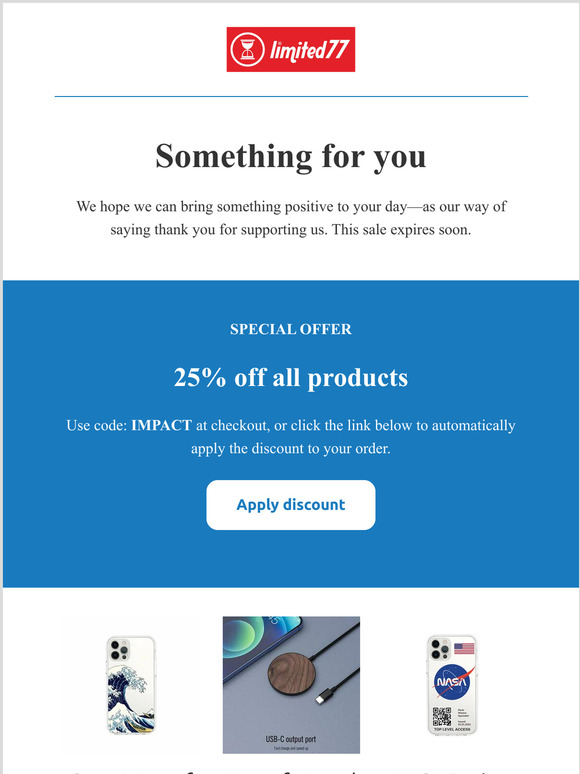   The Sale You Will Love is Here!
