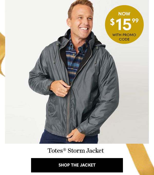 Totes men's outlet storm jacket