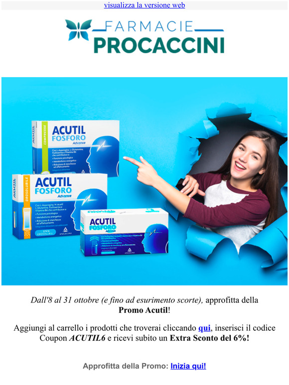 Scopri la Promo Acutil e ricevi un Extra Sconto del 6%!