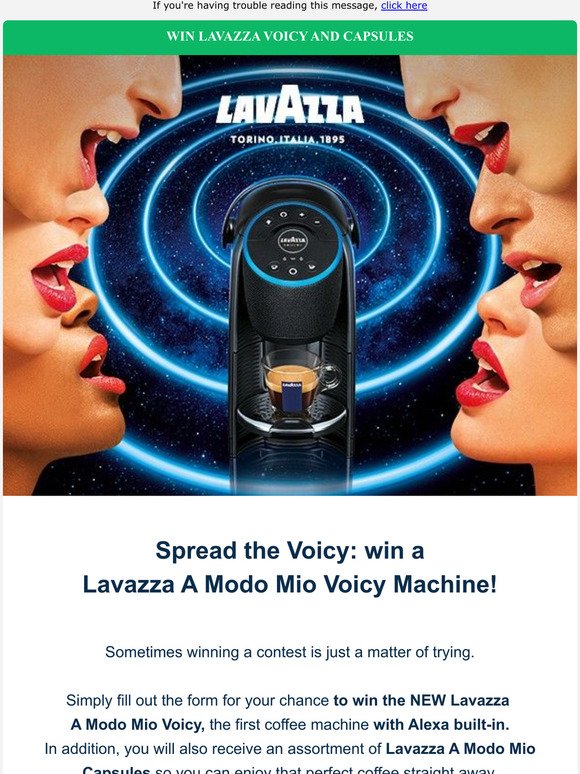 Lavazza UK: The first Alexa integrated Lavazza machine is finally here!