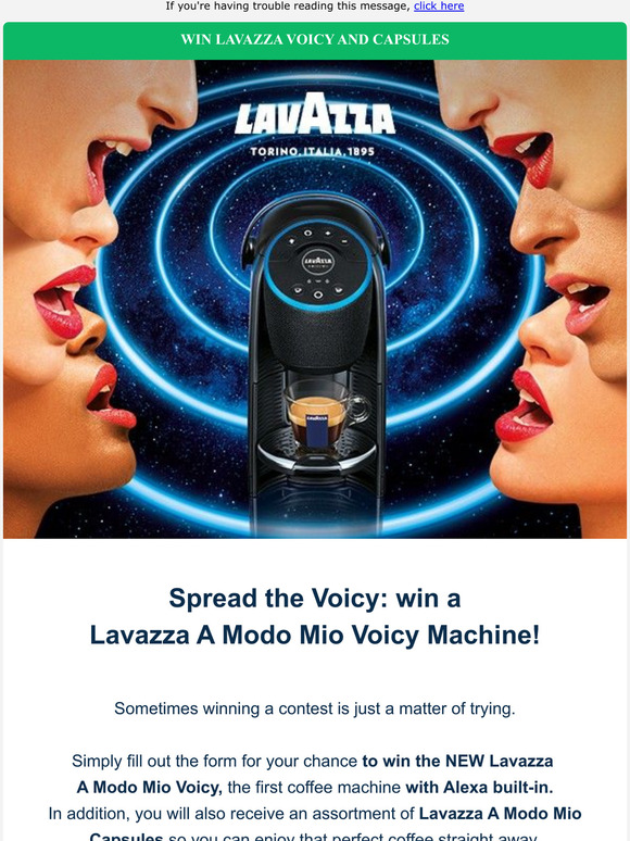 Give them a surprise they'll - Lavazza A Modo Mio Malta