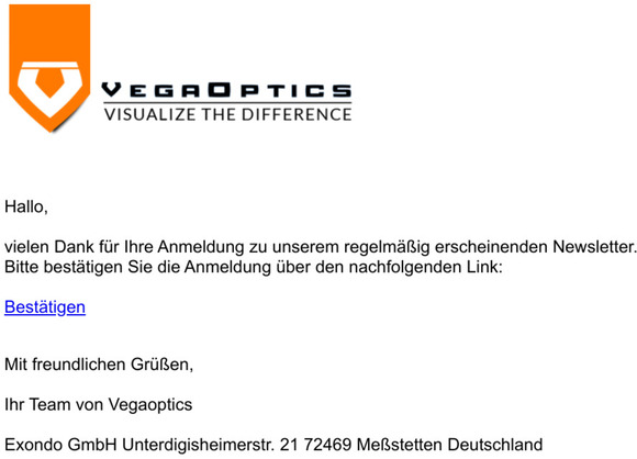 Bitte besttigen Sie Ihre Newsletter-Anmeldung