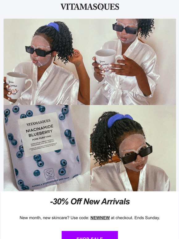 30% OFF New Arrivals   Ends Sunday