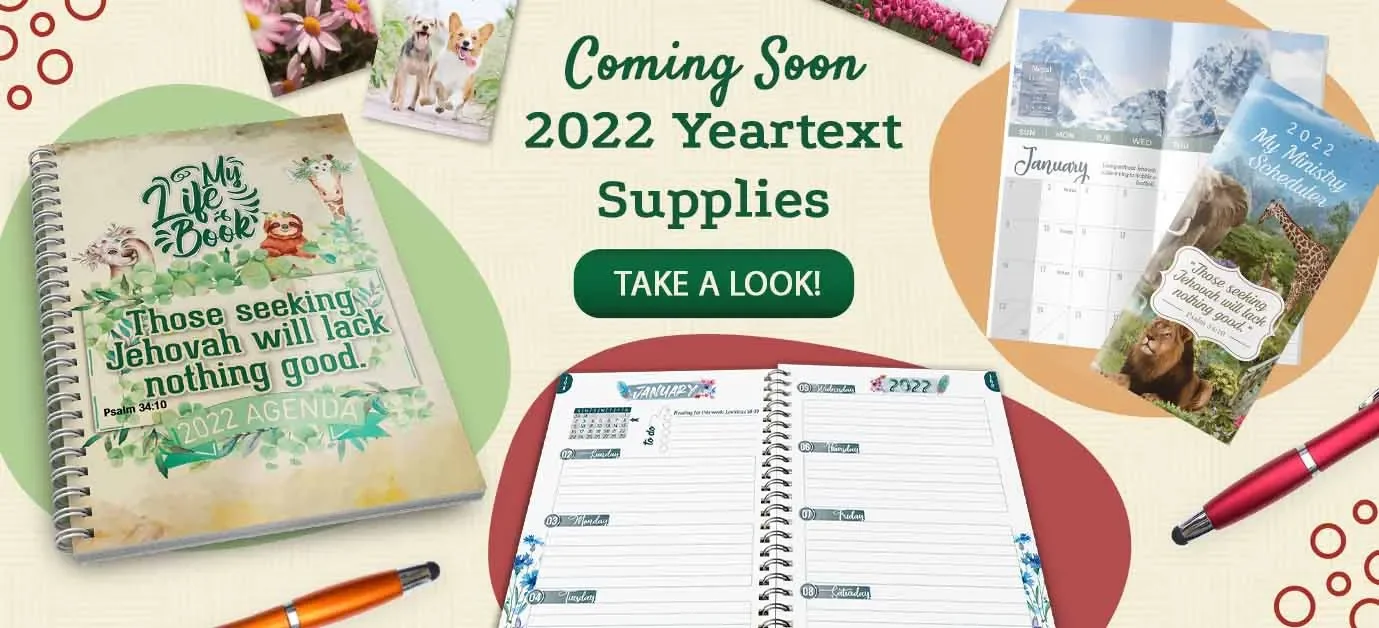 supplies for 2022 with the yeartext