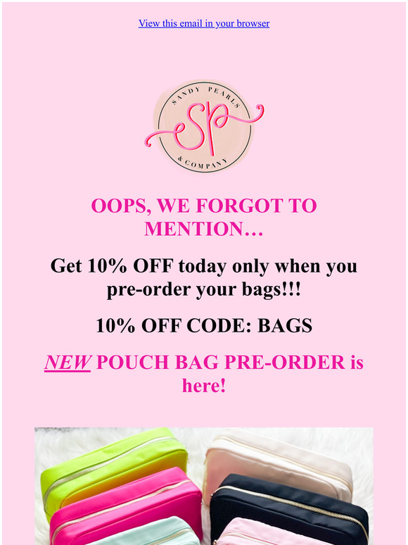 10% OFF Today ONLY when you preorder!