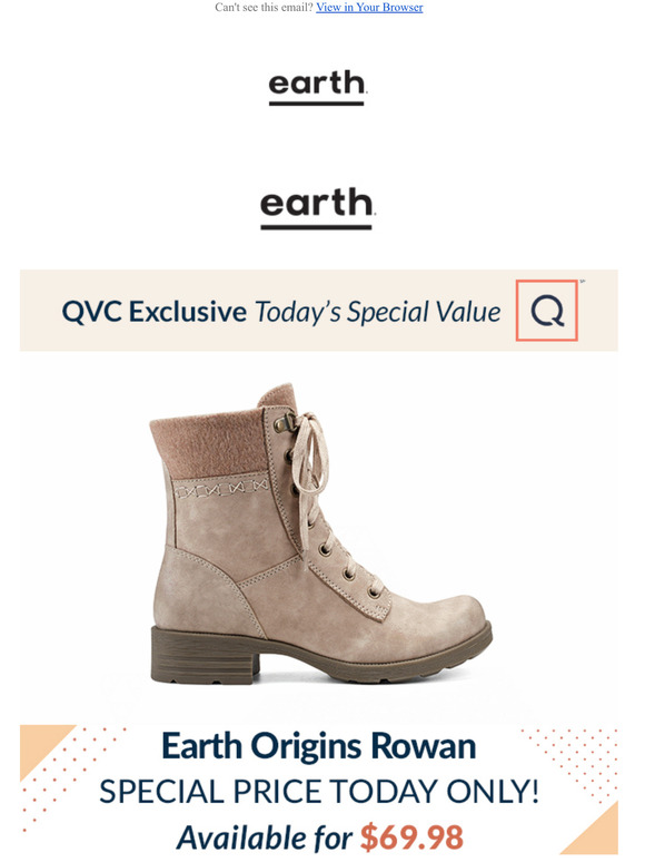 qvc shoes today's special