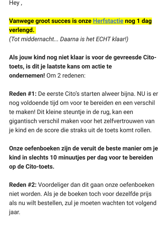 VERLENGD - Profiteer Nog Tot Middernacht Van Onze 50% Herfstkorting