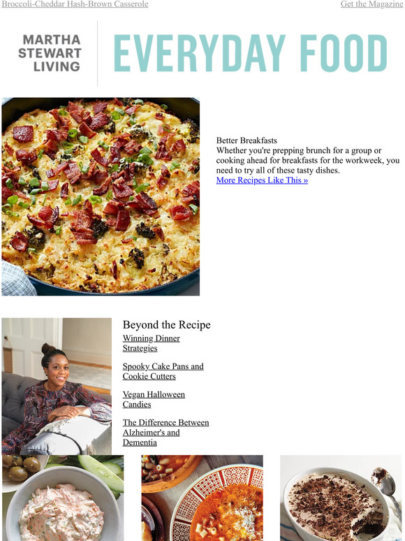 Martha Stewart 18 Easy Breakfast Casseroles Milled