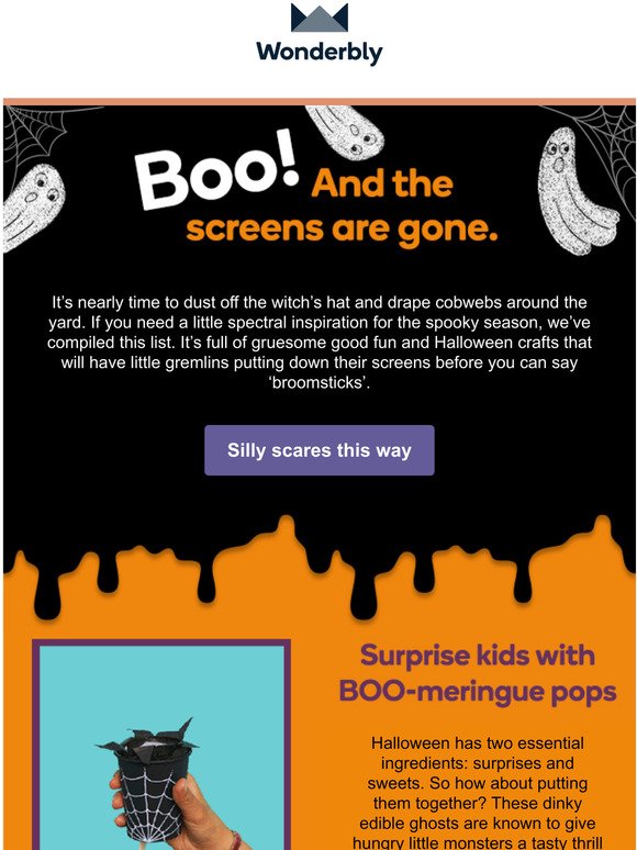 Five fun tricks for a screen-free Halloween 
