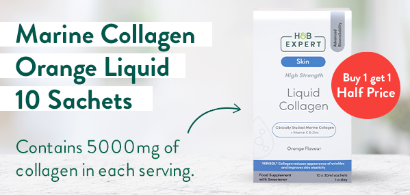 Marine Collagen Orange Liquid 10 Sachets       Contains 5000mg of collagen in each serving.