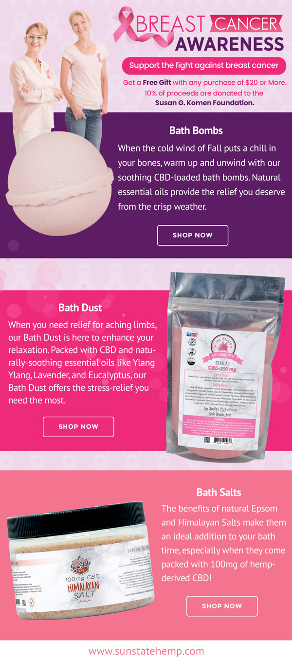 sunstate cbd bath bombs