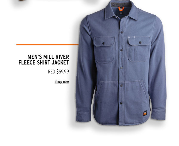 Men's Mill River Fleece Shirt Jacket - Click to Shop