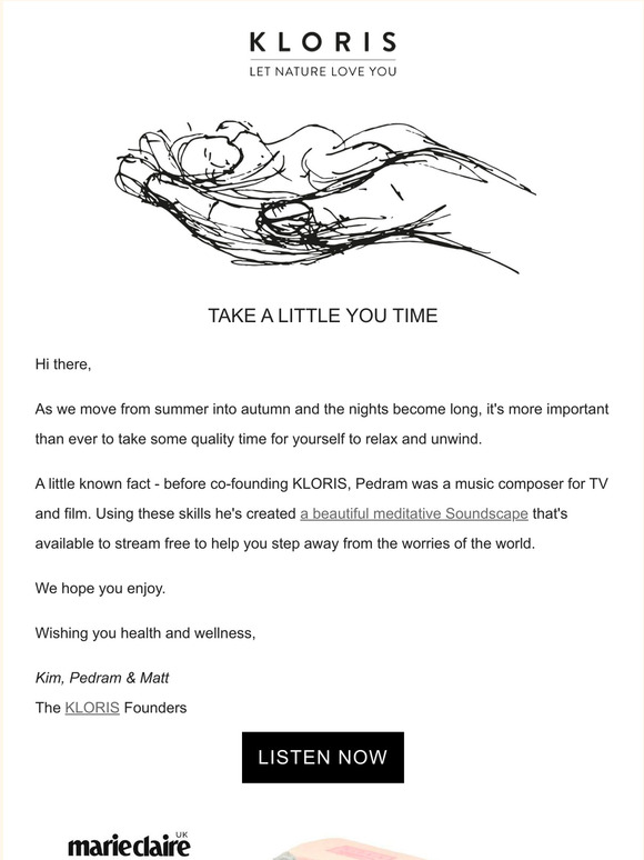 October News: Take a little you time