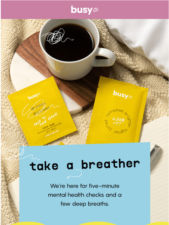 Reminder: Take a deep breath