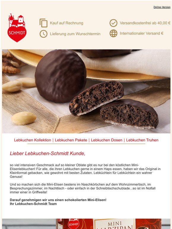 Nürnberger Lebkuchen andere feine Spezialitäten: Handlich, saftig und ...